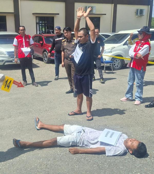 Penasehat Hukum Soroti Proses Rekonstruksi Kasus Pembunuhan Legiman di Polres Pringsewu