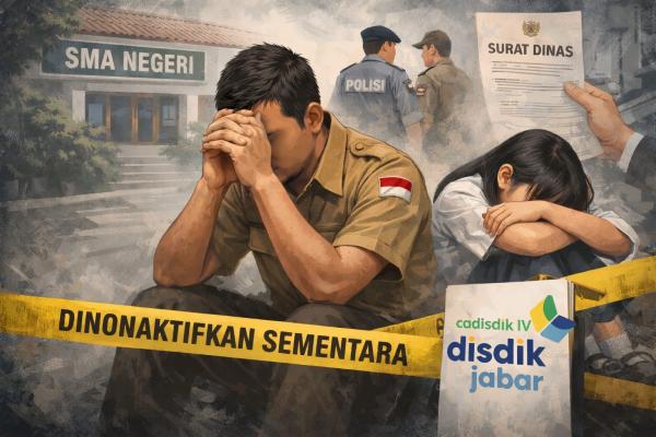 Cadisdik Nonaktifkan Sementara Oknum Guru PPPK di Cibuaya Terkait Dugaan Pencabulan