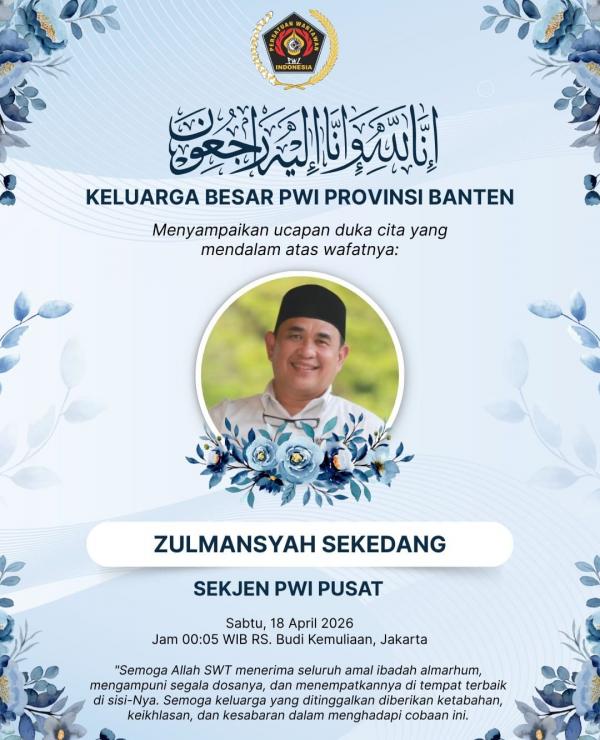 Zulmansyah Sekedang Meninggal Dunia, Tokoh Pers yang Konsisten Jaga Profesionalisme