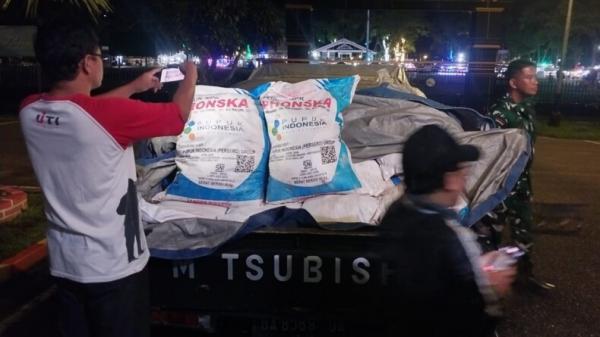 Penyelundupan Pupuk Subsidi ke Riau Digagalkan, 3 Pelaku Ditangkap di Agam