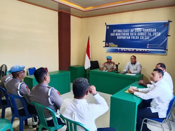 Bidpropam Polda Sulsel Dorong Transparansi Pengaduan di Polres Gowa