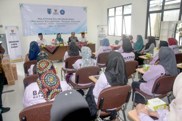 TP PKK-Baznas Salatiga Latih Salon Muslimah, Dorong Perempuan Mandiri Secara Ekonomi