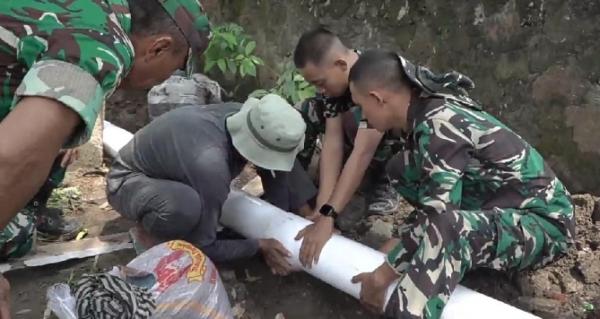 Krisis Air Sawah di Cilegon Terungkap, TNI Bangun Pipanisasi untuk Selamatkan Lahan Petani