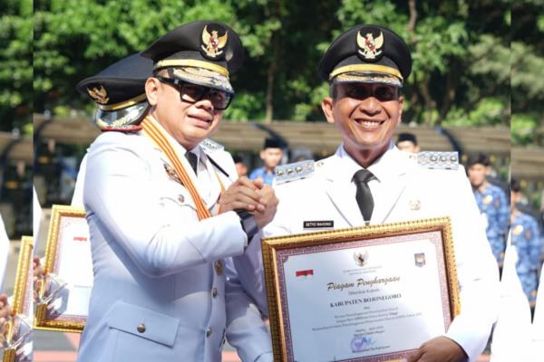 Kinerja Moncer, Bojonegoro Raih Penghargaan Kinerja EPPD Tinggi dari Kemendagri