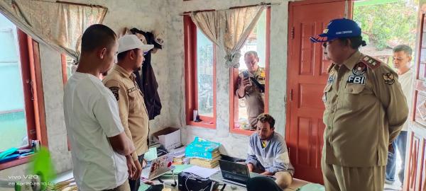 Kantor Oknum Mitra BPN di Terisi Dibubarkan, Kuwu Cibereng dan Camat Turun Langsung