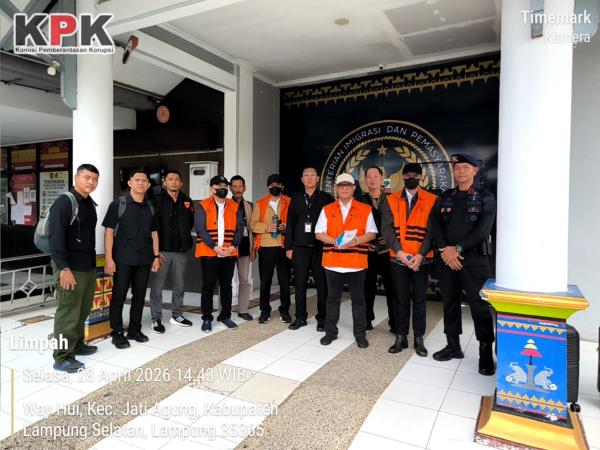 KPK Pindahkan Bupati Lampung Tengah Nonaktif Ardito Wijaya ke Tanjung Karang Jelang Sidang Perdana