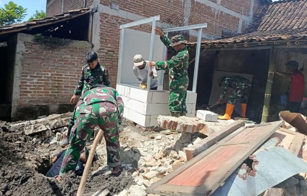 4 Unit Jamban Program TMMD Kelar Dibangun, Warga Desa Puro Semringah