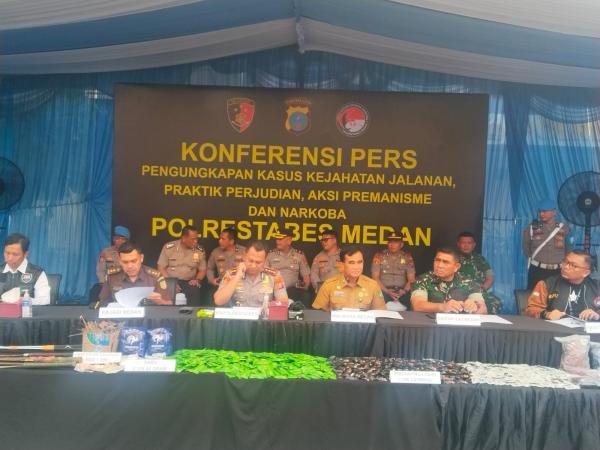 Medan 'Dibersihkan'! 15 Sarang Narkoba Rontok Dihantam Operasi GSN Polrestabes