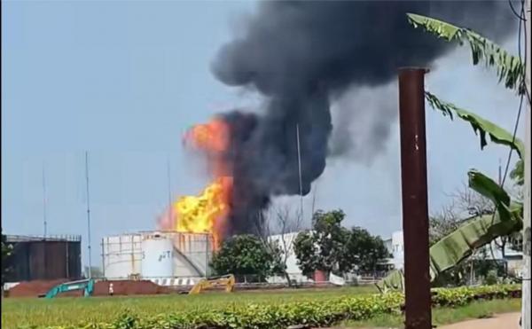 Kebakaran Pertamina Losarang Indramayu: Kerugian Material Masih Didata