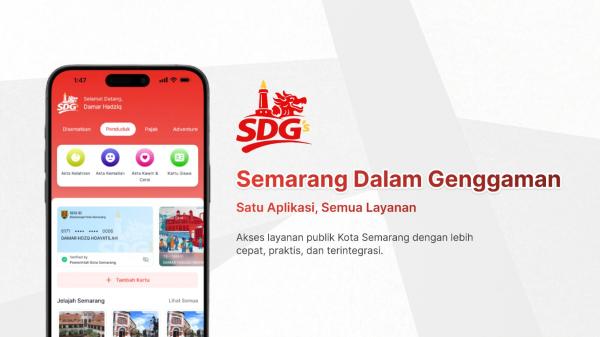 Cuma Pakai Satu Aplikasi, Warga Semarang Kini Bisa Akses 20 Layanan Publik Tanpa Perlu Antre