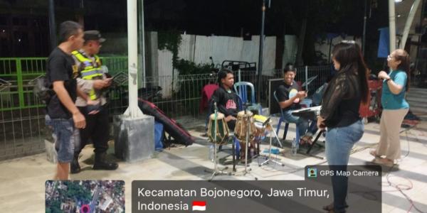 Dikeluhkan Warga, Polisi Bubarkan Pertunjukan Musik Dangdut di Kawasan Maliogoro Bojonegoro