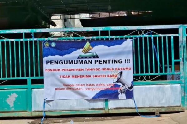 Buntut Kasus Kiai Cabul, Ponpes Ndolo Kusumo Pati Ditutup, Begini Nasib 252 Santri