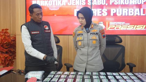 Polres Bongkar Kasus Narkoba di Purbalingga, Sita Ribuan Obat Terlarang dan Sabu