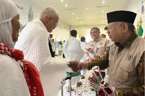 Jemaah Haji Indonesia Gelombang Kedua Mulai Tiba di Jeddah, Kloter LOP 12 Lombok Jadi yang Pertama