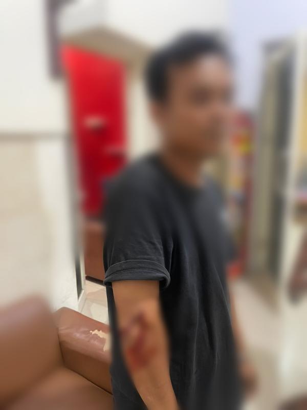 Klakson Berujung Celurit, Sopir Pikap di Jalan Raya Brigjend Katamso Waru Sidoarjo Bacok Pengendara