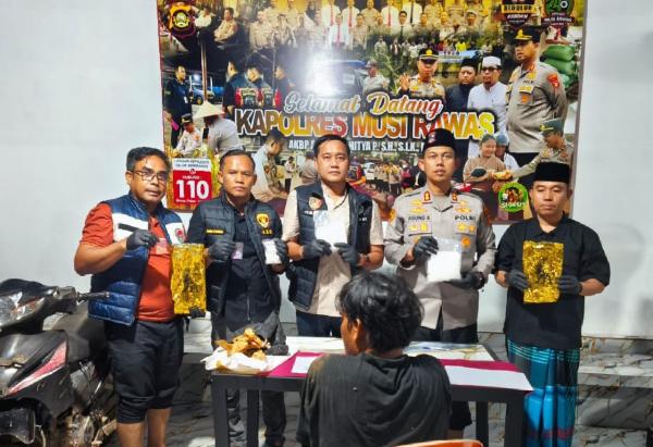 Ringkus Kurir Narkoba saat Transaksi, Polres Musi Rawas Sita 2 kilogram lebih Sabu dan Ekstasi