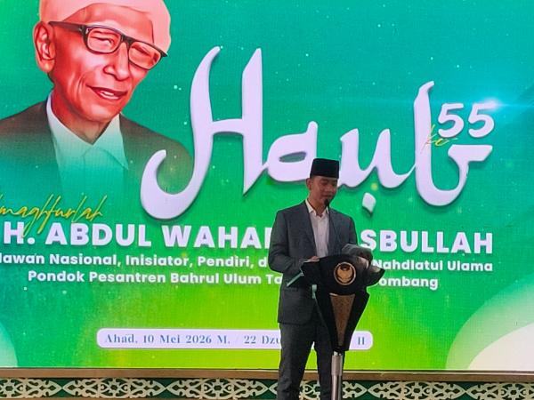 Haul KH Wahab Chasbullah di Jombang, Gibran Puji Pesantren yang Lahirkan Tokoh Nasional
