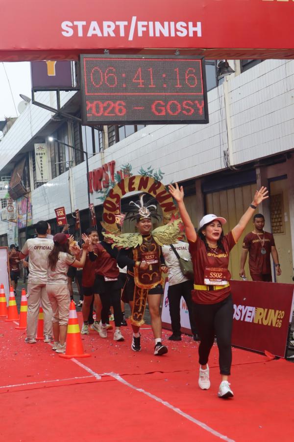 Ratusan Pelari Semarakkan Gosyen Run 2026, Barongsai dan Kuliner Tradisional Jadi Daya Tarik