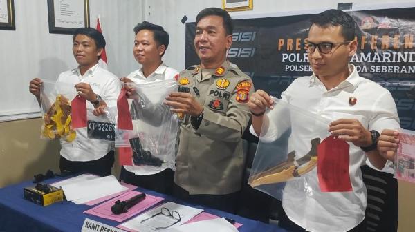 Modus Kurir Paket Berujung Todongan Senjata, Komplotan Perampok di Samarinda Dibekuk