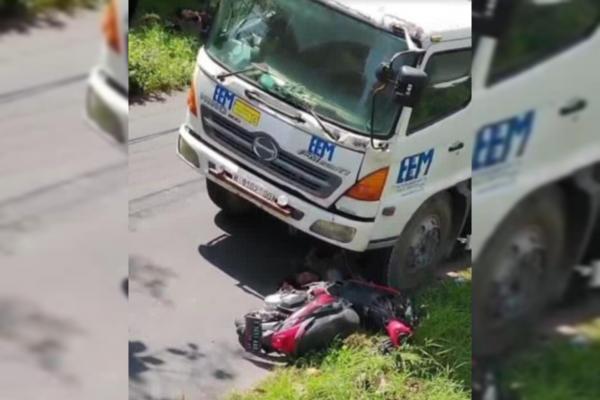 Brak! Truk Molen Adu Banteng dengan Motor di Malo Bojonegoro, 1 Korban Meninggal Dunia
