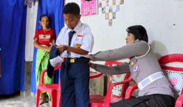 Kisah Haru Otni Siswa Pedalaman TTS Viral, Kapolda NTT Kirim Bantuan Perlengkapan Sekolah
