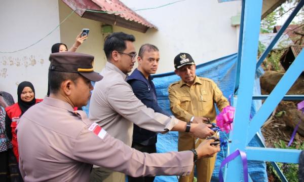 Utusan Presiden Resmikan Sumur Air Bersih di Pidie Jaya Aceh, Ribuan Korban Banjir Mulai Bangkit