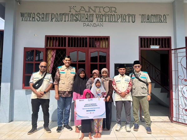 Air Bersih Akhirnya Mengalir di Masjid dan Panti Asuhan di Tapteng