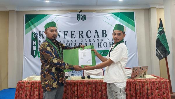 Jufri Sangadji Pimpin HMI Sorong, Janji Rangkul Semua Kader Usai Konfercab Dinamis