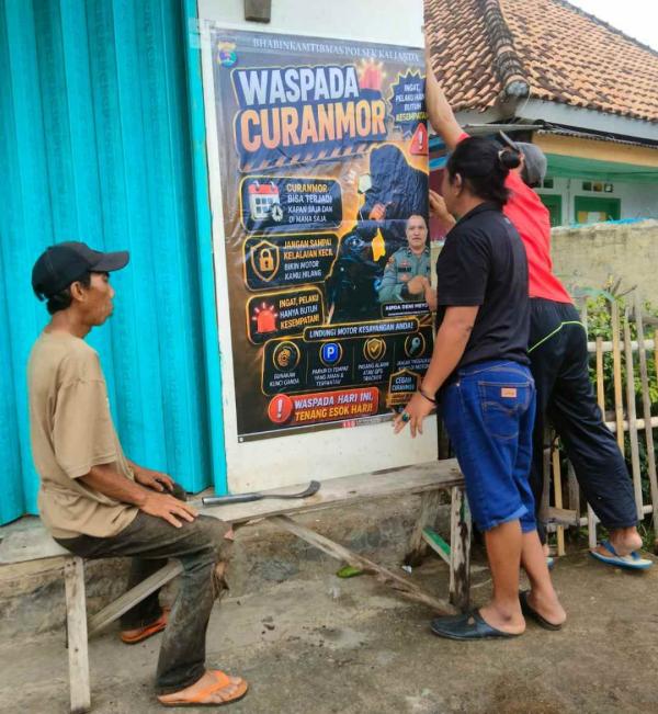 Curanmor Mengancam, Bhabinkamtibmas Pulau Sebesi Turun Bangun Kewaspadaan