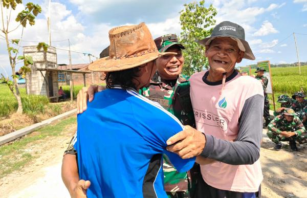 Hangatnya Kebersamaan TMMD, Kasdim Sragen Sampaikan Permohonan Maaf ke Warga Desa Puro