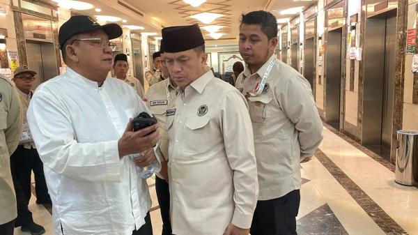 Begini Kondisi Jemaah Haji Jepara Saat Didatangi Tinwas Haji Abdul Wachid, Ada yang Tak Terima Nusuk