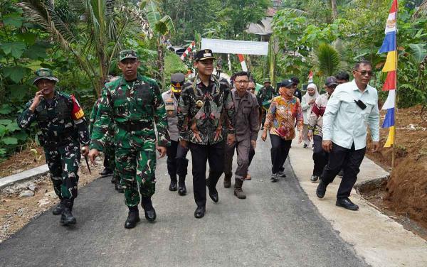 Akses Krangean–Ponjen Kini Lancar, TMMD Purbalingga Tuntaskan Pembangunan