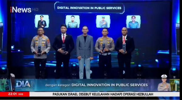 Terus Berinovasi, Polresta Sidoarjo Terima 4 Piala Penghargaan Digital Innovation Awards 2026