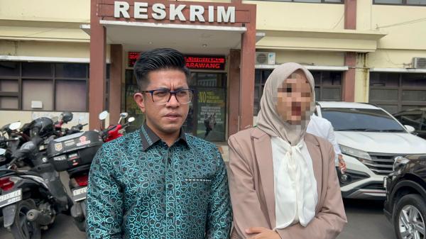 Datangi Polres Karawang, Kuasa Hukum dan Ibu Korban Kasus Dugaan Pencabulan Anak Minta Keadilan