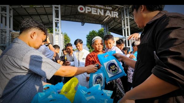 Uniknya Shalat Idul Adha di Kalipepe Land, Jamaah tidak Diminta bersedekah, Justru Menerima Sedekah
