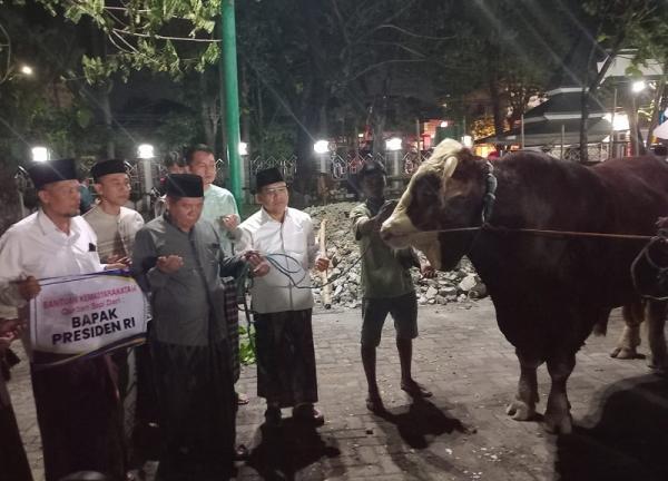Grobogan Dapat 5 Sapi Banmas Presiden, di Darul Muttaqin Sambak Warga Kurban 10 Sapi dan 12 Kambing