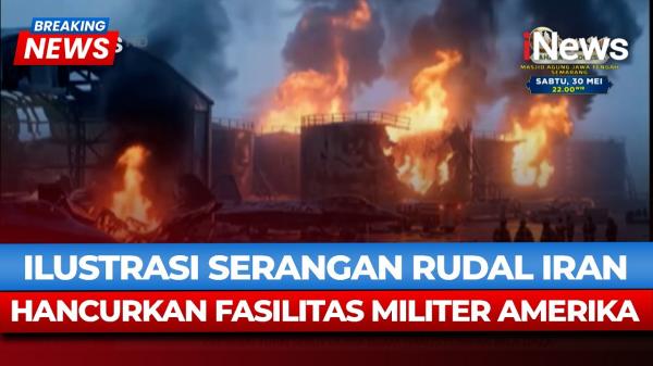 Iran Rilis Video AI Serangan Rudal ke Pangkalan AS, IRGC Klaim Balas Amerika