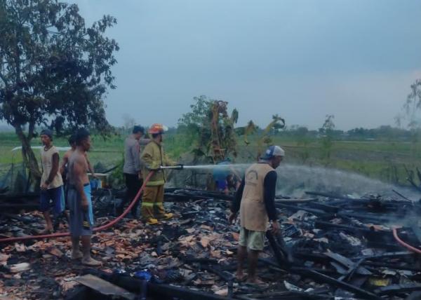 Gegara Korsleting Listrik, Rumah Petani di Purwodadi Ludes, Uang Tunai Ikut Terbakar
