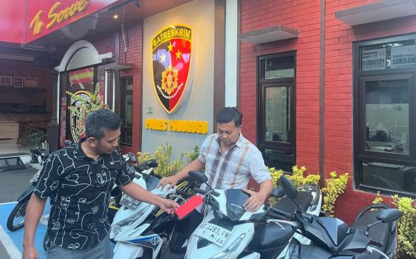 Tim URC Polres Ponorogo Berhasil Bekuk Pelaku Curanmor 8 Wilayah
