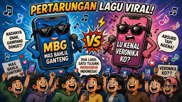MBG Vs Lu Kenal Veronika Ko? Netizen Sebut Persaingan Lagu Viral Paling Panas 2026