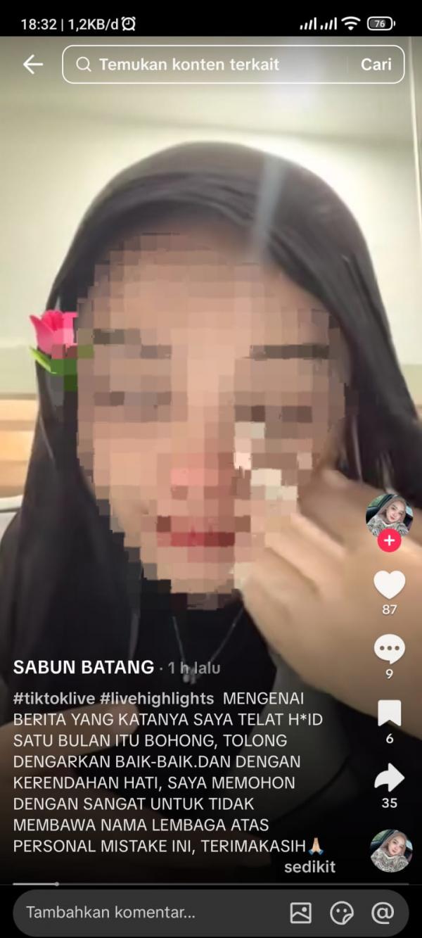 Wanita Yang Mengaku Simpanan Tokoh PCNU Kota Kraksaan Akhirnya Minta Maaf, Ini Klarifikasinya