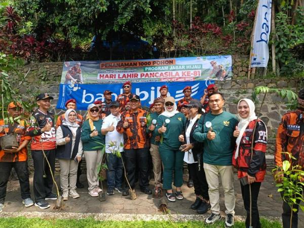 Lawan Krisis Hutan, PP Jabar Serentak Tanam 5.000 Pohon di Hari Lahir Pancasila