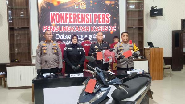 Seminggu Operasi KRYD, Polres Lampung Utara Gulung 5 Penjahat dari Pembobol Rumah hingga Begal Sadis