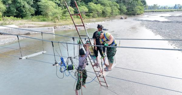Pembangunan Jembatan Garuda di Kiuola Masuki Tahap Penting, Gelagar dan Hanger Mulai Dipasang