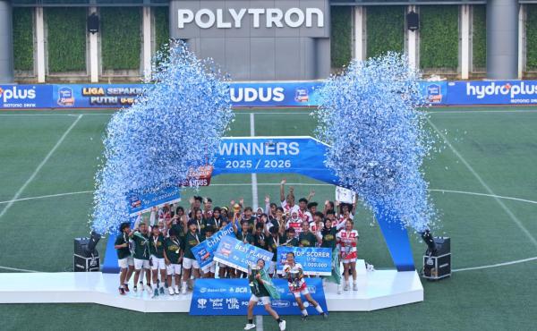 Scorpion FC U-15 dan Samba Persada Women U-18 Juara Liga Sepak Bola Putri di Kudus