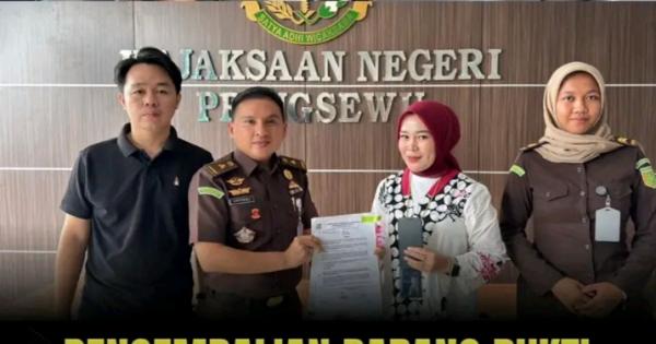 Kejari Pringsewu Tuntaskan Eksekusi Perkara Korupsi CAP, Barang Bukti Dikembalikan