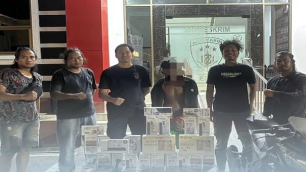 Belum Sempat Nikmati Hasil Curian, Maling 34 Unit HP di Paser Keburu Dicokok Polisi 
