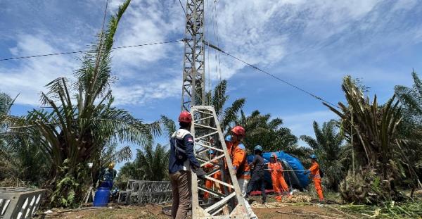 Tujuh Tower Darurat Tiba di Sumut, Pemulihan Listrik Dikebut Lewat Jalur Udara