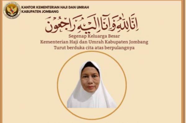 3 Jemaah Haji Jombang Wafat di Makkah, Terbaru Mauduah Meninggal Jelang Kepulangan ke Tanah Air
