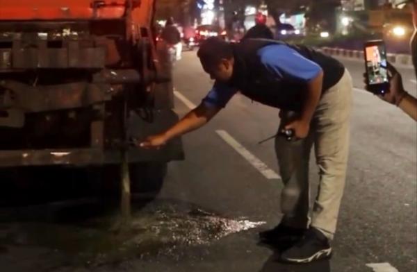 Air Lindi Bocor Ancam Pengguna Jalan, DLH Surabaya Sebut Banyak Armada Tak Laik Operasi